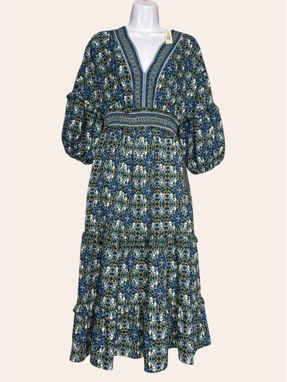 Maxi Studio V-neck  Floral Dress
